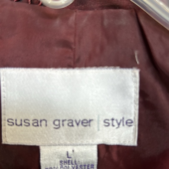 SUSAN GRAVER Holiday Christmas New Year Dressy Formal Special Occasion Sequined - Picture 5 of 16